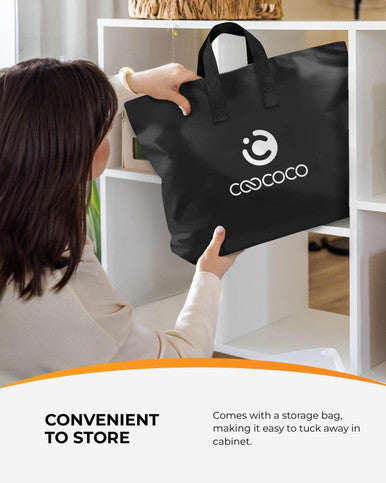 Coococo Massage Seat Cushion With Heat, Vibration Back Massager With 8 Vibrating Motors & 2 Levels Heat, Valentines Day Gifts For Her Him, Massage Chair Pad For Pain Relief