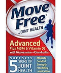 Move Free Advanced Plus MSM Vitamin D 80 Tabs By Schiff/Bio Foods