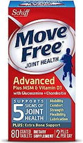 Move Free Advanced Plus MSM Vitamin D 80 Tabs By Schiff/Bio Foods