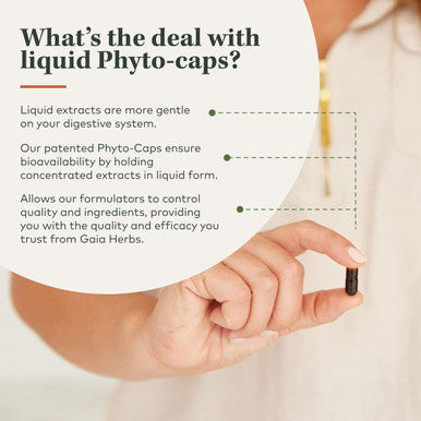 Gaia Herbs Thyroid Support - Made with Ashwagan, Kelp, Brown Seaweed, and Schisandra to Support Healthy Metabolic Balance and Overall Well-Being - 60 Vegan Liquid Phyto-Capsules (20-Day Supply)
