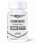 Healthfare Lithium Orotate 130Mg | 200 Tablets | Elemental Lithium | Bioavailable | Third Party Tested | Made In The Usa
