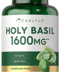 Carlyle Holy Basil 1600 Mg | 200 Capsules | Tulsi Holy Basil Leaf Extract | Herbal Supplement | Non-Gmo, Gluten Free