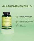 Glucosamine Complex VegaveroÃƒâ€šÃ‚Â® | Vegan | with Chondroitin (MythocondroÃƒâ€šÃ‚Â®), MSM, Devil's Claw and Vitamin C | NO Additives | 180 Capsules