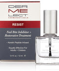 Dermelect Resist Nail Bite Inhibitor + Treatment Anti Aging Nailcare with Peptides, Safflower, Vitamin E Strengthening & Restorative for Nail Biting, Thumb Sucking Weak Nails Hard to Grow Nails 0.4 oz