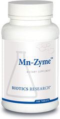Biotics Research Mn Zyme Manganese Antioxidant Metabolism Support Bone and Cartilage Development. 100 tabs