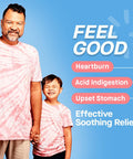 Genexa Antacid Maximum Strength Chewable Tablets | Calcium Carbonate Acid Reducer Relief for Heartburn Acid Indigestion & Upset Stomach | Delicious Organic Berry Flavor | 72 Tablets