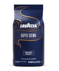 Lavazza Super Crema Whole Bean Coffee, Medium Espresso Roast, Arabica and Robusta Blend, 2.2 lb Bag, Package May Vary (Pack of 1)