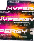 HYPERGY Mix 6 Pack - Natural Energy Supplement Without the Crash - Caffeine Gummy with Taurine - Sugar Free Gluten Free - Helps to Boost Energy & Stamina - Workout Supplement - 3 Flavours - 36 Gummies