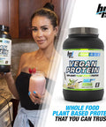 BPI Sports Vegan Protein - Non-Dairy Plant-Based Vegan Friendly Zero Sugar Vanilla