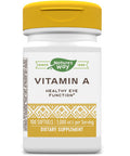Nature'S Way Vitamin A, 3,000 Mcg Per Serving, 100 Softgels