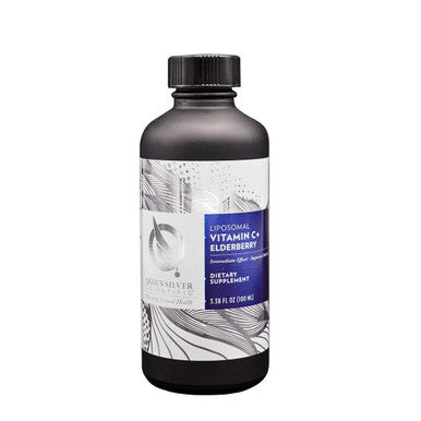 Quicksilver Scientific Immune Support Duo with Liposomal Vitamin C + Elderberry Supplement (3.38 oz) + NanoEmulsified D3K2 Supplement (1.7 oz) - Immune/Cardiovascular/Bone + Mood Support (2 Products)