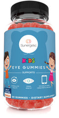 Sunergetic Premium Eye Support Gummies for Kids - Lutein with Zeaxanthin Supports Overall Eye Health Vision & Macular Health - Lutein & Zeaxanthin Gummies with Lutemax 2020-60 Gummies