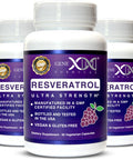 Genex Formulas 1500Mg Resveratrol With Bioperine For Absorption (3 Pack) Organic Trans-Resveratrol Capsules From Japanese Knotweed, Antioxidant Supplement For Healthy Aging