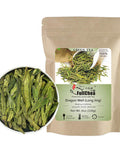 Fullchea - Longjing Tea - Dragonwell Tea - Chinese Green Tea Loose Leaf - First Grade - Natural Lung Ching Dragon Well - 8oz / 226g