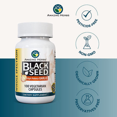 Black Seed Black Seed With Garlic 100 Cap