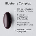 Sports Research Whole Fruit Blueberry Concentrate Made From Organic Blueberries - Non-Gmo & Gluten (60 Liquid Softgels)