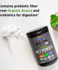 Garden of Life Dr. Formulated Keto Organic Mct Powder - 30 Servings 6G Mcts From Coconuts Plus Prebiotic Fiber & Probiotics Certified Organic Non-Gmo Vegan Gluten Free Ketogenic & Paleo