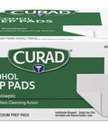 Curad Alcohol Disinfectant Prep Pads 2-ply Medium Size 200 Count