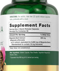 Carlyle Magnolia Bark 3200 mg | 180 Powder Capsules | Herbal Extract Supplement | Non-GMO Gluten