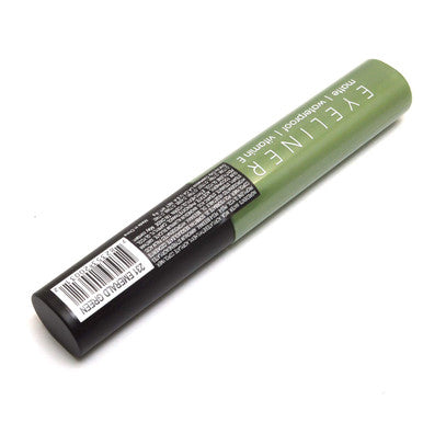 Italia Deluxe Makeup 1 Classic Liquid Eyeliner 231 Matte Emerald Green Eye Liner Vitamin E ZipBag