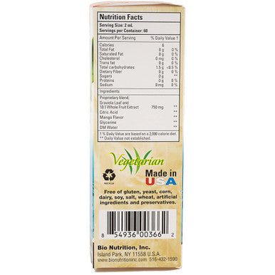 Bio Nutrition Graviola, 4 Fluid Ounce