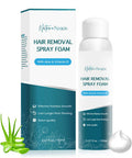Hair Removal Spray Foam- Nature Nation Hair Removal Cream - Newest Formula with Aloe Vera & Vitamin E - Effective & Painless Depilatory Cream for Women & Men