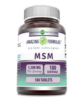 Amazing Formulas Msm 1500Mg 180 Tablets Supplement | Non-Gmo | Gluten Free | Made In Usa
