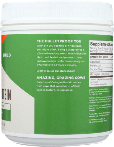 Bulletproof Unflavored Collagen Protein, 17.6 Oz