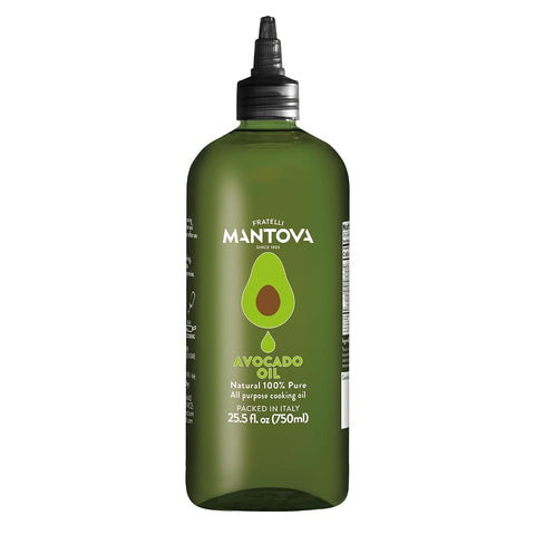 Mantova Squeeze Oils ÃƒÂ¢Ã¢â€šÂ¬Ã¢â‚¬Å“ Extra Virgin Olive Oil and Avocado Cooking Oils in Squeeze Bottles for Drizzling, Salads, Grilling, Frying, Roasting & Finishing (17 oz, Avocado)