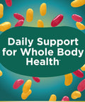 Nature's Bounty Multi Jelly Beans Gummy With Zinc Biotin Vitamins A D E K Daily Support For Whole Body Health Strawberry-Lemonade Flavor 120 Count