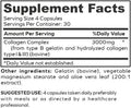 Envitamin Collasyn Advanced Collagen Peptides Capsules 120 Count
