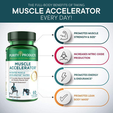 Muscle Accelerator Mens Perfect Multi Bundle Purity Products Clinically Tested Muscle Accelerator Blend Advanced Mens Multivitamin Promotes Strength Supports Healthy Testosterone Levels