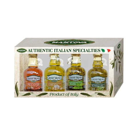 8.5 Oz Garlic Grand'aroma Flavored Extra Virgin Olive Oil (Pack of 2)