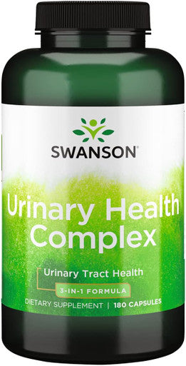 Swanson Urinary Health Complex Triple Herbal Protection Urinary Bladder Health Support 180 Capsules