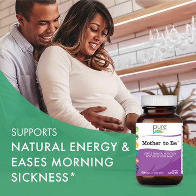 Pure Essence Mother to Be Prenatal Vitamins with Whole Foods, Super Foods, Minerals, Iron, Folate, Non GMO, Vegan - 90 Tablets