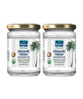 Parachute Naturalz Organic Virgin Coconut Oil | For Cooking, Hair, Body & Oil Pulling | Cold Pressed | Unbleached | Unrefined | Non-Hydrogenated | MCT Oil | USDA Certified |16 Fl.Oz | Glass Jar