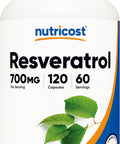 Nutricost Resveratrol 700Mg, 120 Capsules - Vegan, Gluten Free, Non-Gmo