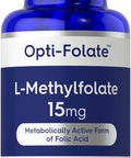 Carlyle L Methylfolate 15mg | 120 Capsules | Value Size | Max Potency | Optimized and Activated | Non-GMO Gluten | Methyl Folate 5-MTHF | by Opti-Folate