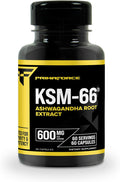 Primaforce KSM-66 Ashwagandha Root Extract (600mg) 60 Veggie Capsules - 5% Withanolides with BioPerine