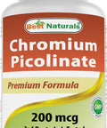 Best Naturals Chromium Picolinate Tablet 200 Mcg 240 Count