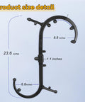 Trigger Point S Shaped Massager Tool Massage Hook Self Massage Cane For Back Neck and Shoulder Therapy Pain Relief For The Whole Body Detachable Design