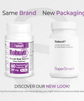 Supersmart Robuvit 200 mg Per Day French Oak Wood Extract for Stress Emotional Wellness Antioxidant Supplement Helps Fight Fatigue NonGMO Gluten Free 60 Vegetarian Capsules