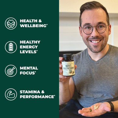 Multivitamin for Men Daily Mens Multivitamins Supplement 30 Day Supply