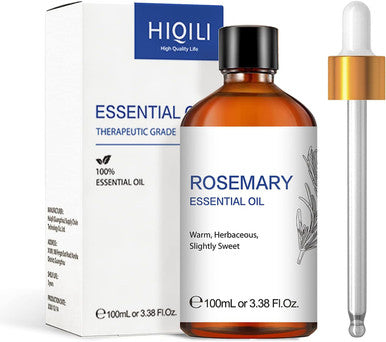 Rosemary Oil for Hair Growth,Pure Natural Rosemary Essential Oil for Diffuser Skin Care and Nails-3.38 Fl Oz