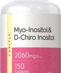 Carlyle Myo-Inositol & D-Chiro Inositol 2060Mg | 150 Capsules | Non-Gmo, Gluten Free Supplement
