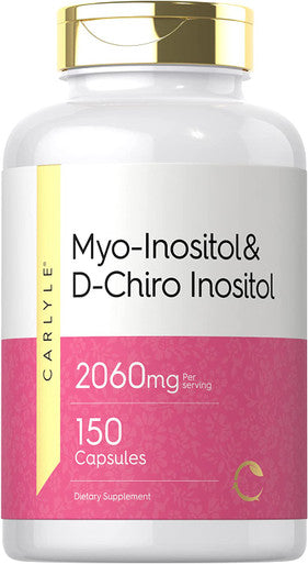 Carlyle Myo-Inositol & D-Chiro Inositol 2060Mg | 150 Capsules | Non-Gmo, Gluten Free Supplement