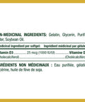 Nature's Bounty Vitamin D3 1000 Iu Mega Value 500 Softgels