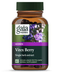 Gaia Herbs Vitex Berry, Chasteberry, Hormone Balance for Women, Vegan Liquid Capsules, 60 Count ( Pack Of 2 )
