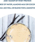 MRM Nutrition Whey Protein | Vanilla Flavored |18g Protein | with 2 Billion probiotics + Digestive enzymes + BCAAs | High Absorption + Digestion | Hormone + antibiotic | 33 Servings