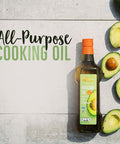 Betterbody Foods Refined Non-GMO Cooking Oil her Keto and Paleo Diet Friendly for High-Heat Cooking Avocado Oil 1 Liter 33.8 Fl Oz